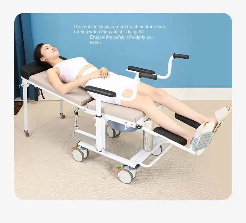 Horizontal displacement machine with three states of sitting walking and lying  bed rest for elderly  lifting transfer machine