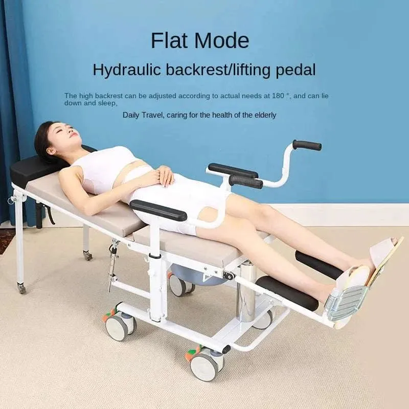 Horizontal displacement machine with three states of sitting walking and lying  bed rest for elderly  lifting transfer machine