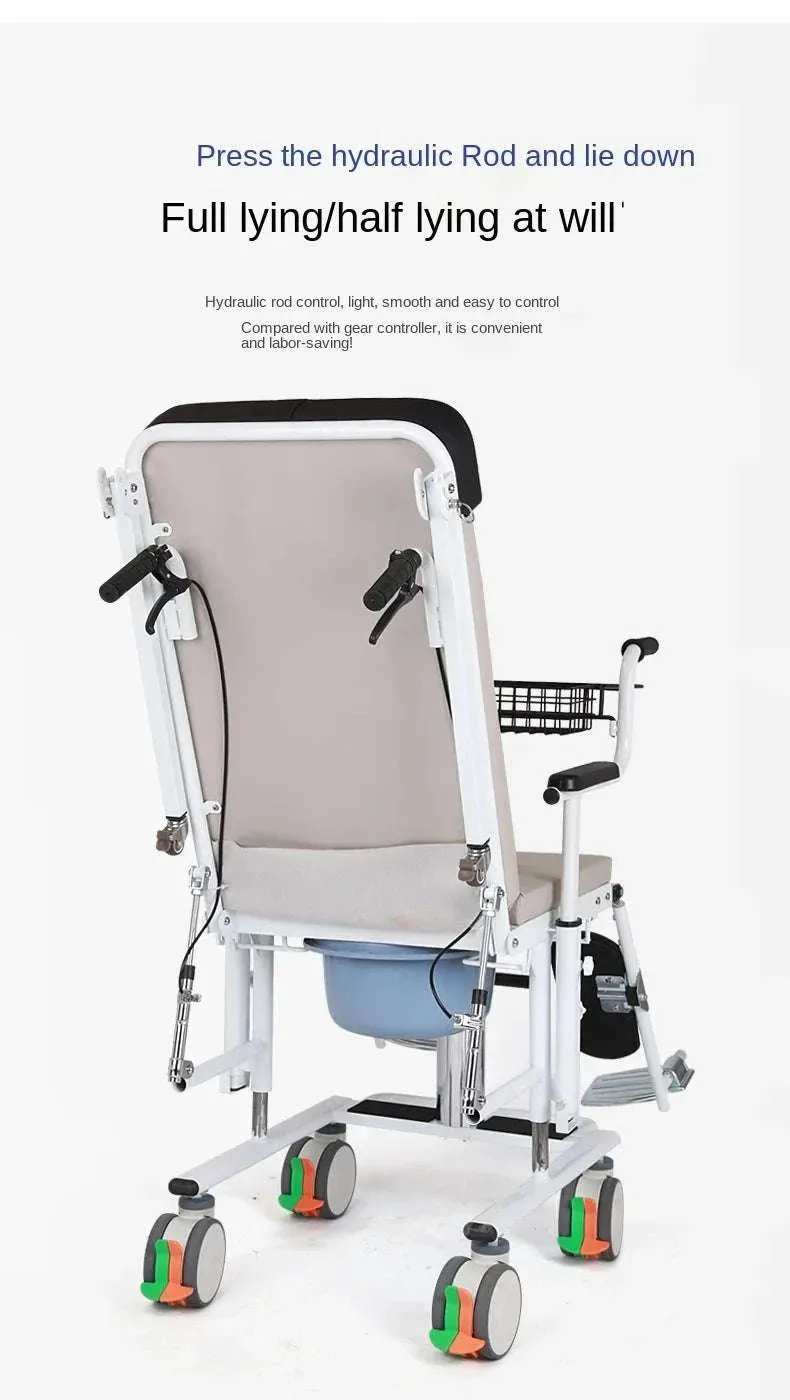 Horizontal displacement machine with three states of sitting walking and lying  bed rest for elderly  lifting transfer machine