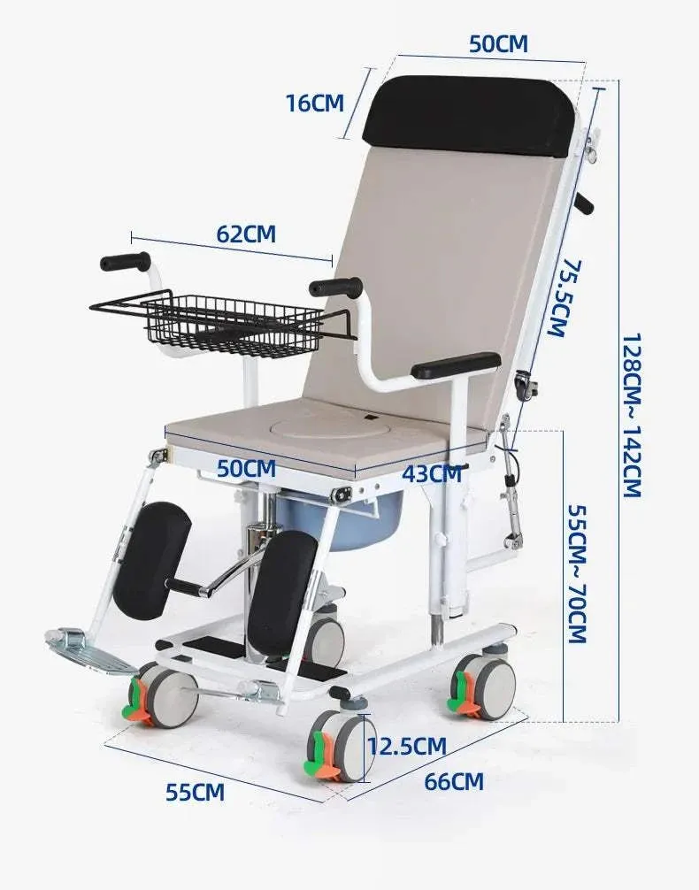Horizontal displacement machine with three states of sitting walking and lying  bed rest for elderly  lifting transfer machine