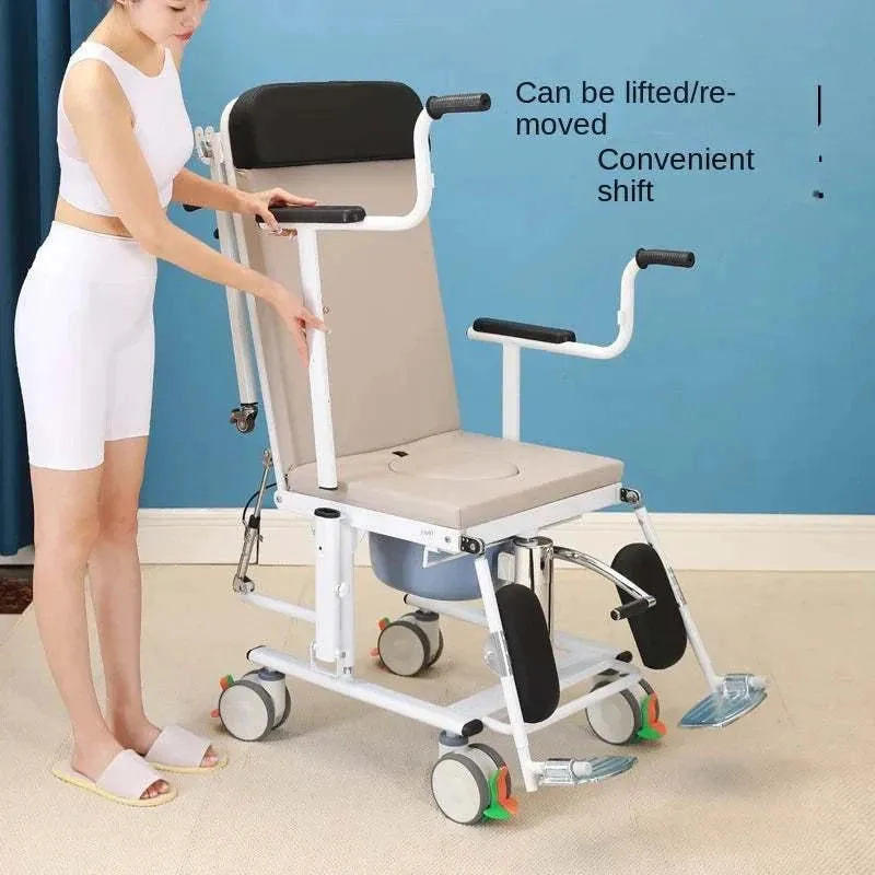 Horizontal displacement machine with three states of sitting walking and lying  bed rest for elderly  lifting transfer machine