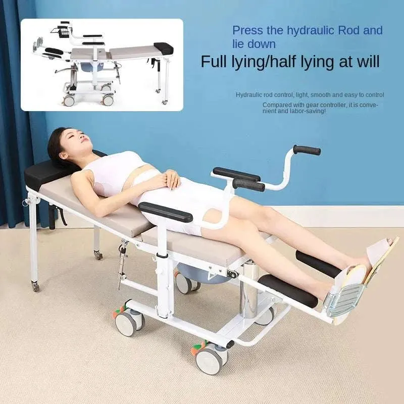 Horizontal displacement machine with three states of sitting walking and lying  bed rest for elderly  lifting transfer machine