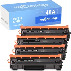 HP 48A Toner Cartridge Compatible (CF248A) Black, 4-Pack