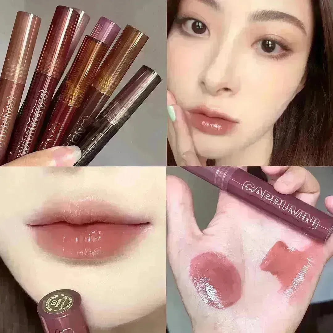 I Lava Chocolate Moisturizing Glaze Mirror Transparent Glass Lip Gloss