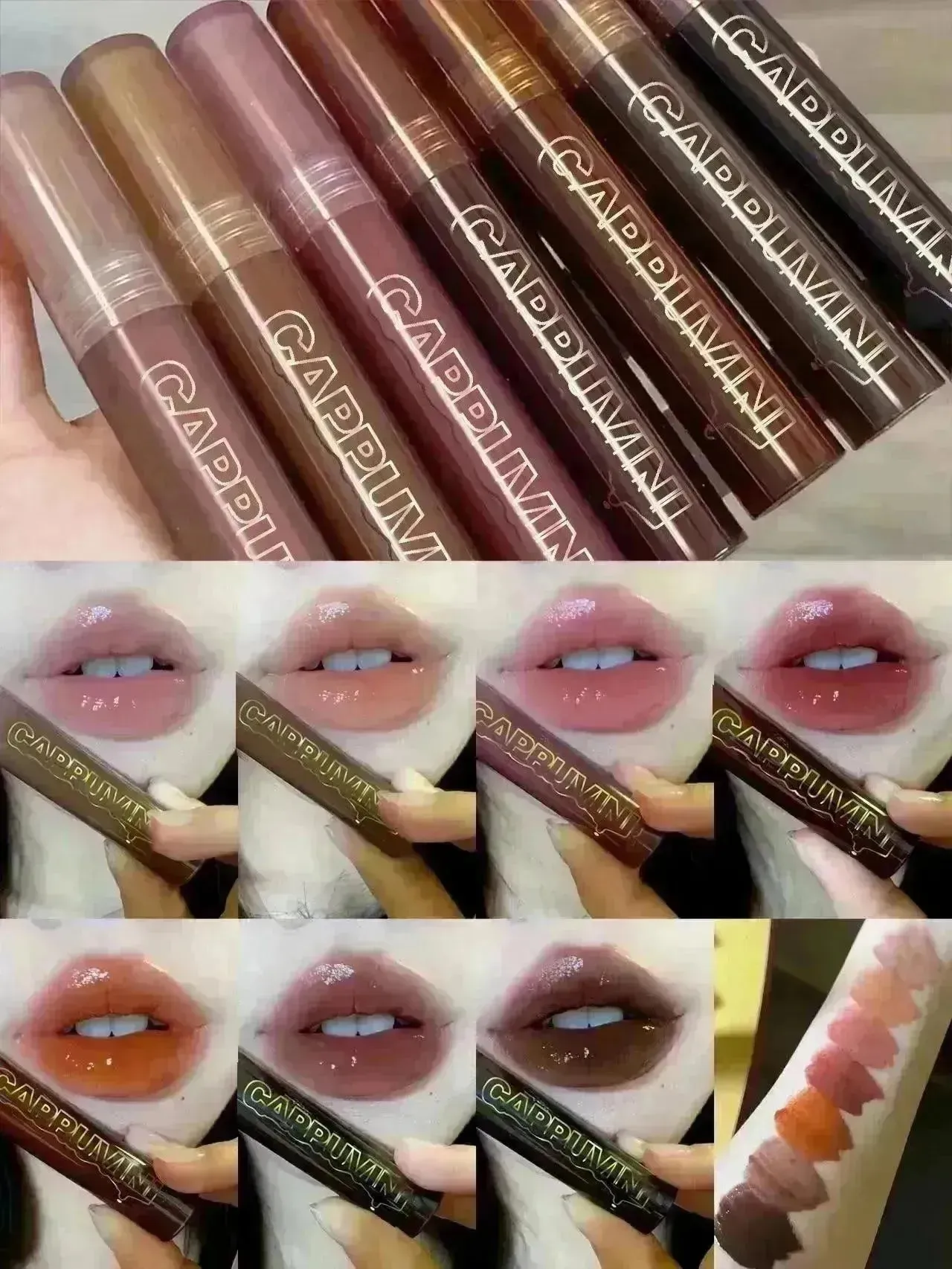 I Lava Chocolate Moisturizing Glaze Mirror Transparent Glass Lip Gloss