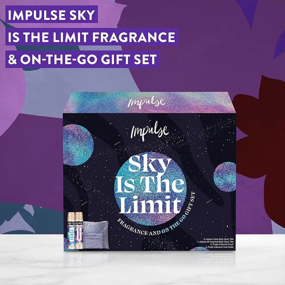 Impulse Sky Is The Limit Body Fragrance Gift Set & Makeup Bag