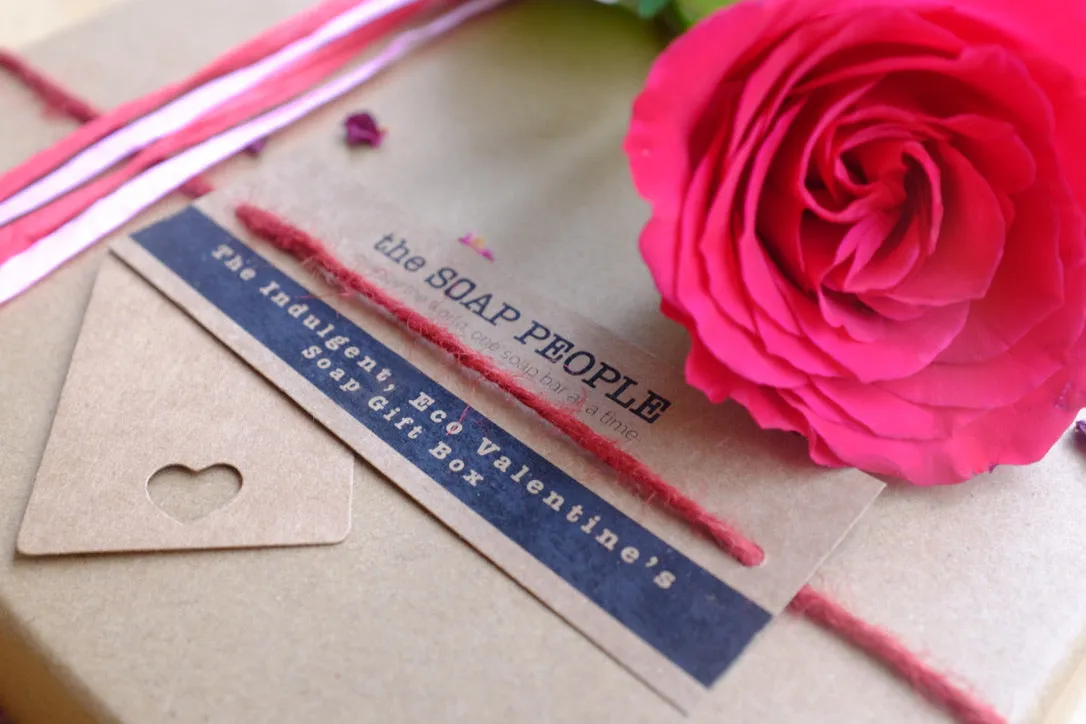INDULGENT ECO VALENTINE'S SOAP GIFT BOX