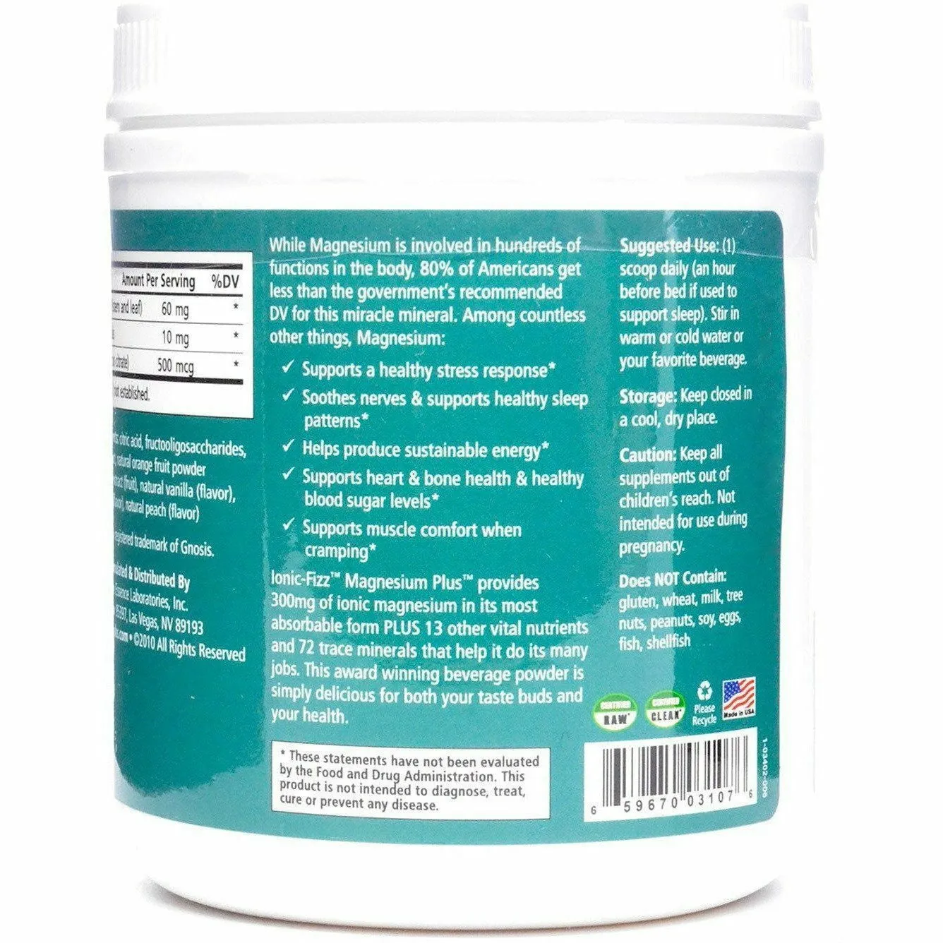 Ionic - Fizz Magnesium Plus Orange Vanilla by Pure Essence