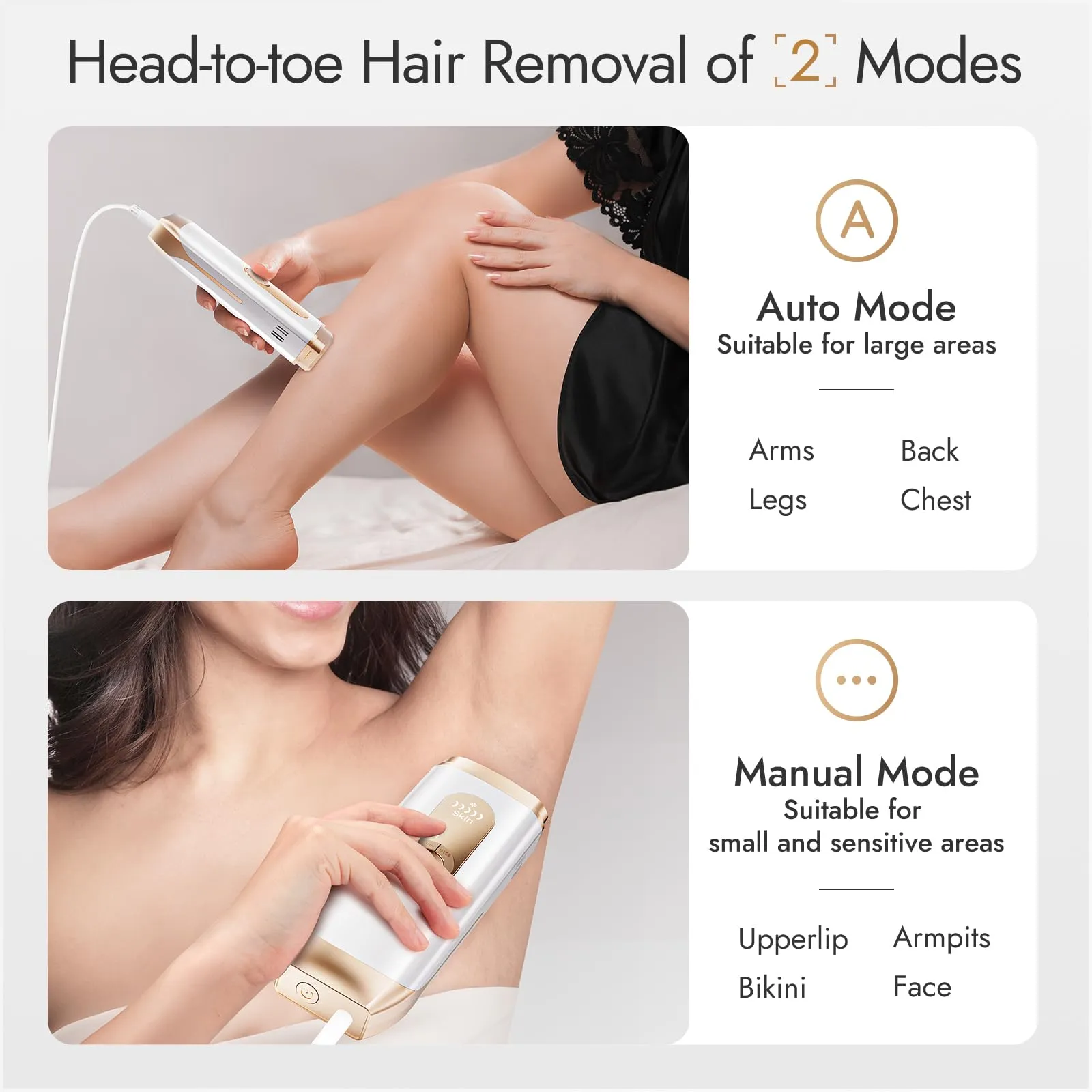 IPL Laser Hair Removal Device for Home Use