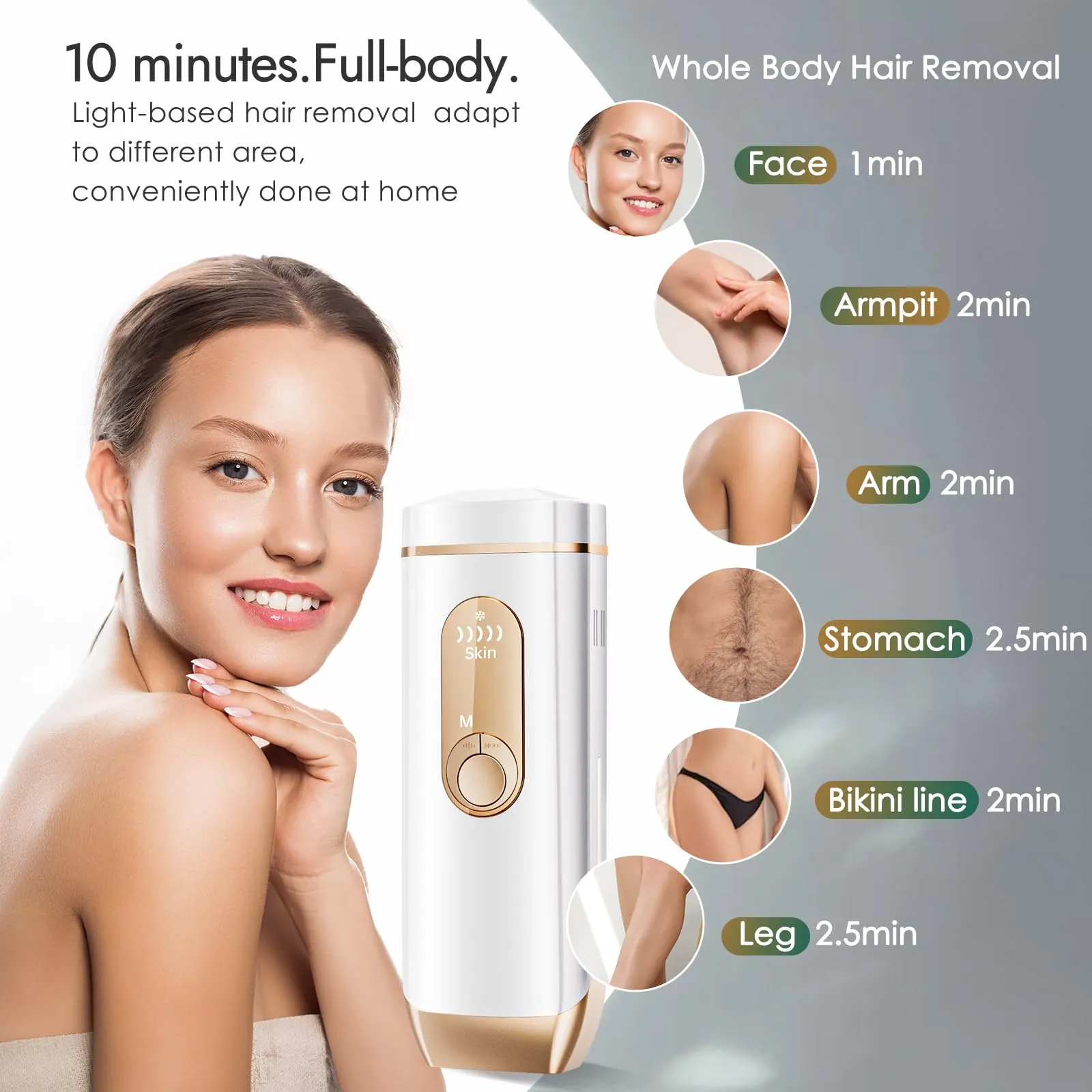 IPL Laser Hair Removal Device for Home Use