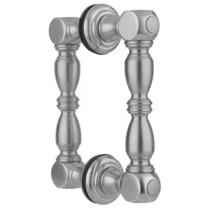 Jaclo H20-BB 6" H20 Back To Back Shower Door Pull With Finials