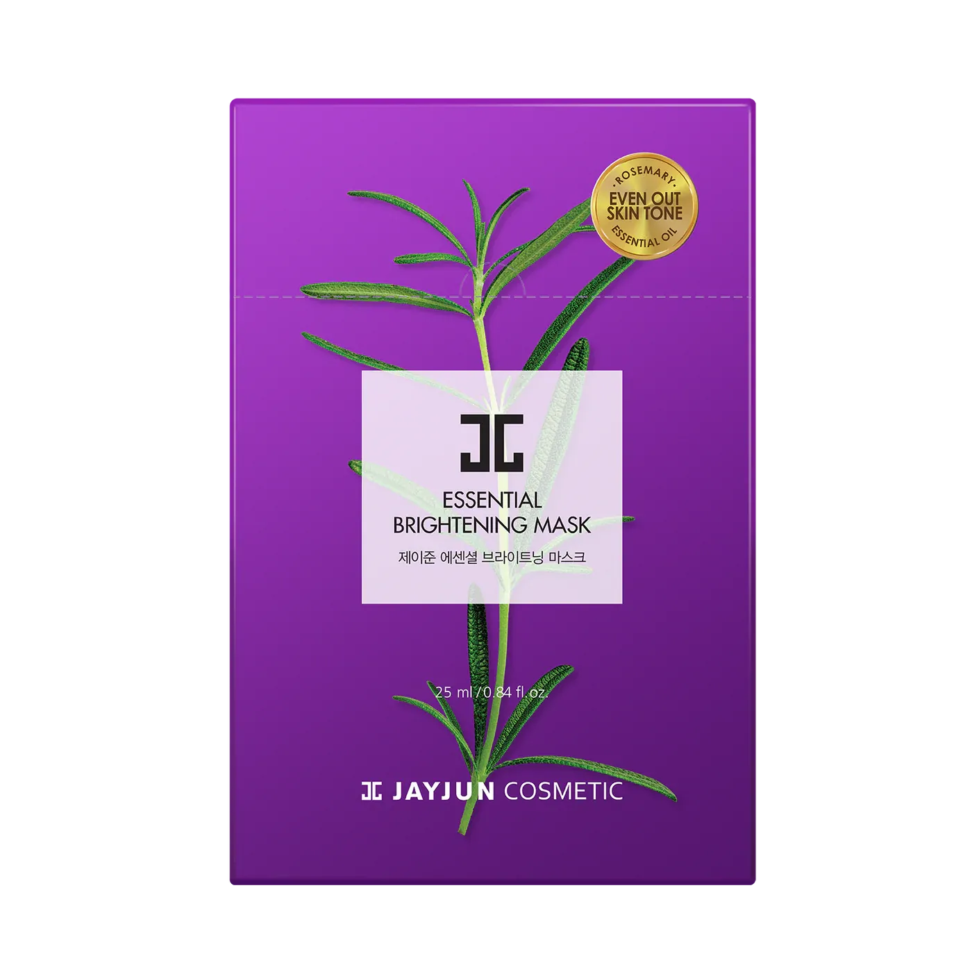 JAYJUN Essential Brightening Up Mask 10pcs مجموعة اقنعة ورقية للبشرة بزيت اكليل الجبل