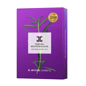 JAYJUN Essential Brightening Up Mask 10pcs مجموعة اقنعة ورقية للبشرة بزيت اكليل الجبل