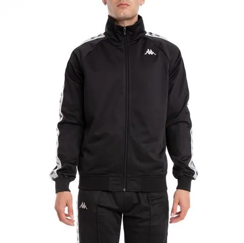 Kappa 222 BANDA ANNISTON TOPS Men’s - BLACK-GREYSILVER-WHT