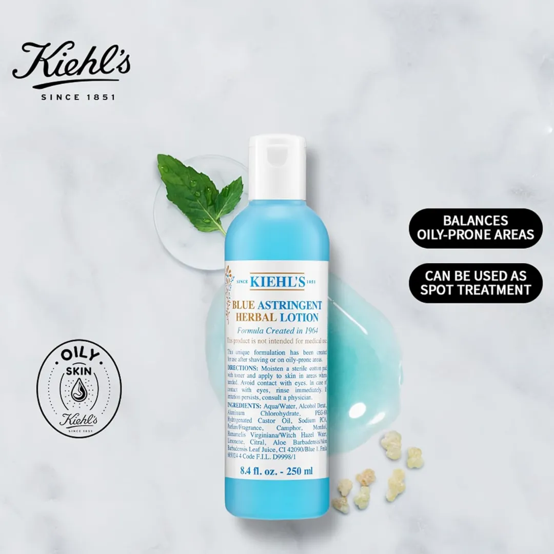 Kiehl's Blue Astringent Herbal Lotion 250ml