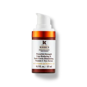 Kiehl's dermatologist solutions powerful strength line reducing and dark circles dimensioning vitamin C eye Serum سيروم العين لعلاج الخطوط والهالات من كيلز