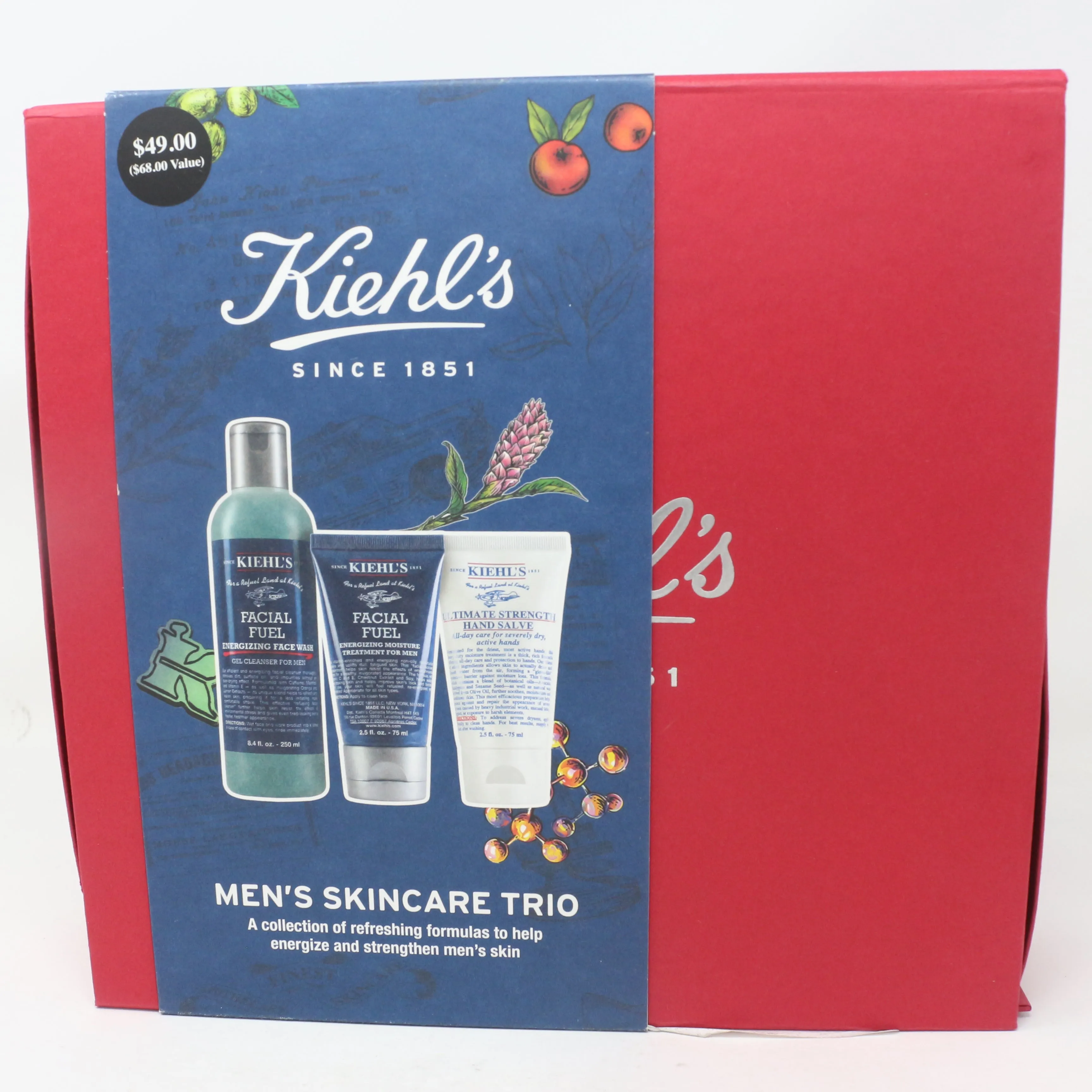 Kiehl's Men's Skincare Trio Men Skincare Set  / New With Box