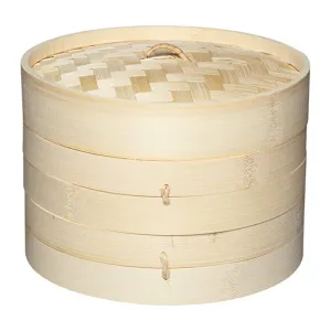 Kitchen Craft Bamboo Steamer 8in / 20cm