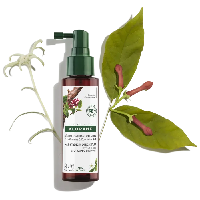 Klorane Quinine and Organic Edelweiss Shampoo Hair Serum 100ml