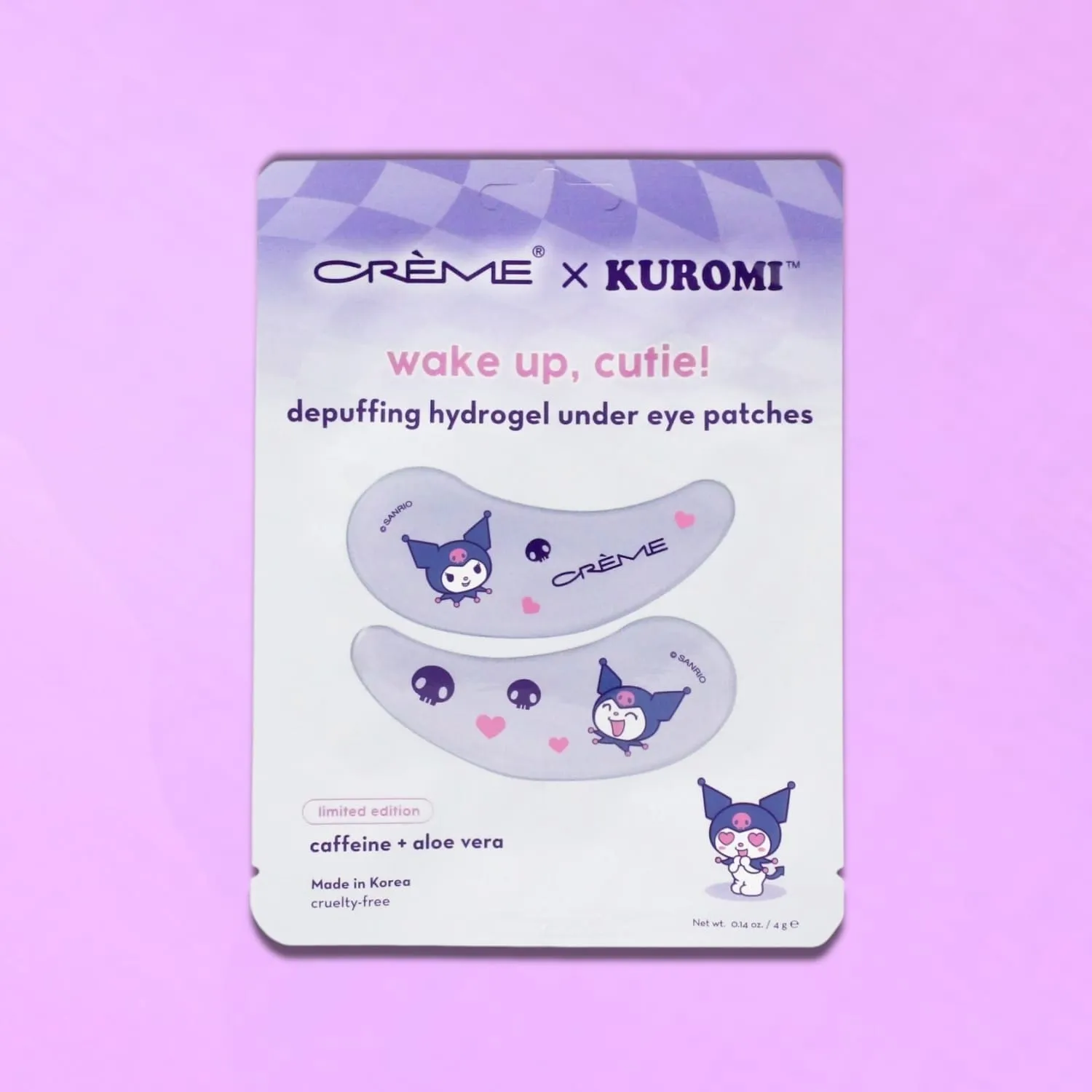 Kuromi Hydrogel Under Eye Patches