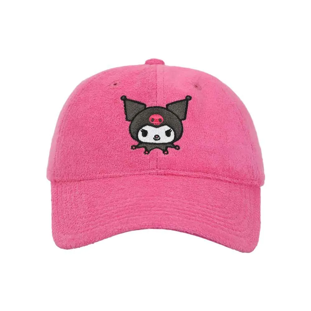 Kuromi Terry Cloth Embroidered Hat