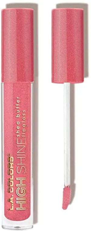 L.A. COLORS High Shine Shea Butter Lip Gloss, Playful, 0.14 Ounce (CLG936)