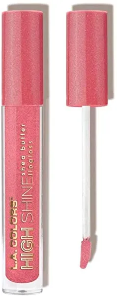 L.A. COLORS High Shine Shea Butter Lip Gloss, Playful, 0.14 Ounce (CLG936)