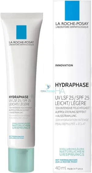 La Roche Posay Hydraphase Intense Light F25 - 40ml