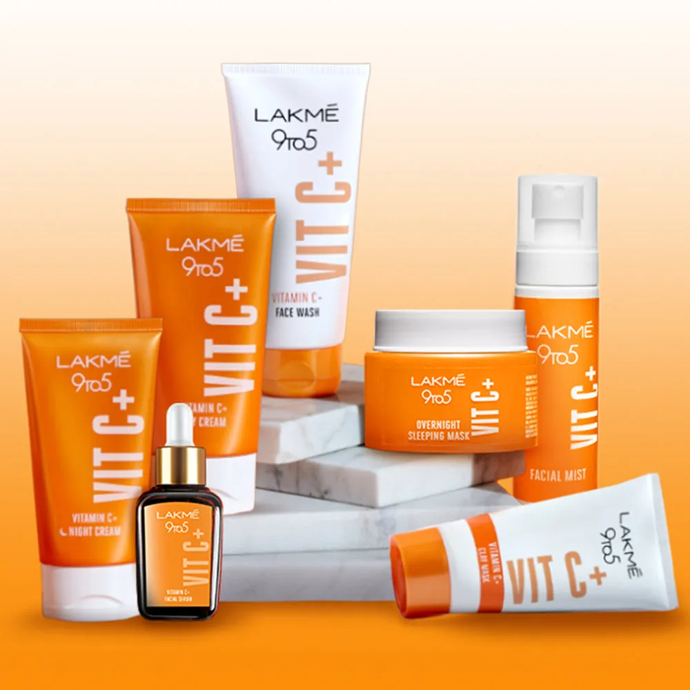 Lakme 9 to 5 Vit C  Ovr nt Spng Mask 50g