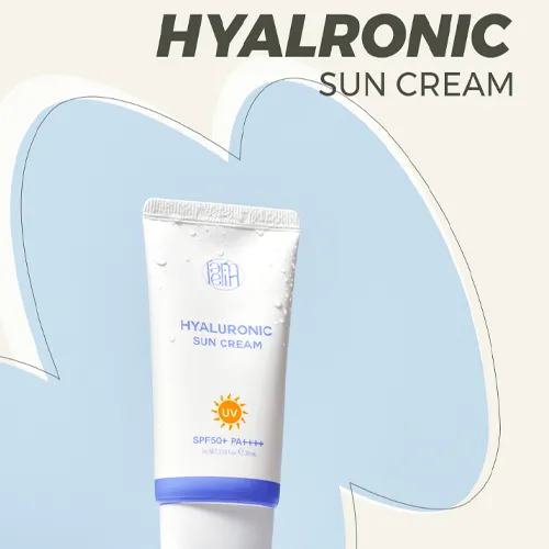 LAMELIN Hyaluronic Sun Cream UV SPF 50  PA    واقي الشمس الفيزيائي بالهايلرونك اسد من لاملين
