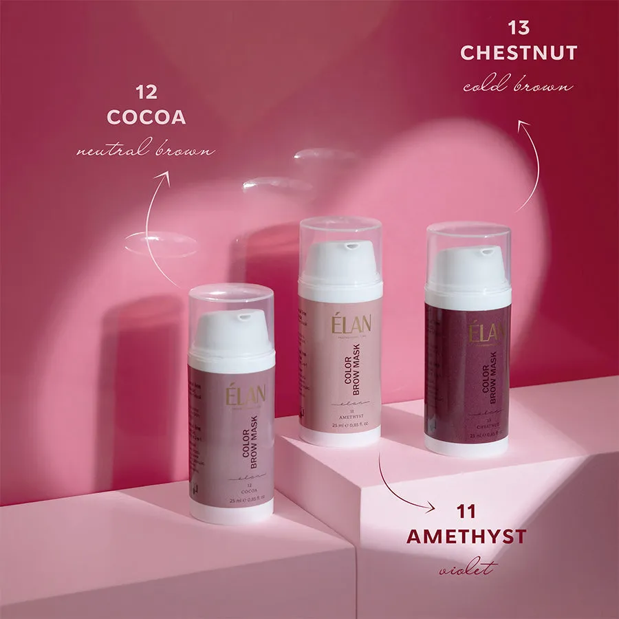 ÉLAN - Colour Brow Mask: 2 In 1 (Choose Your Colour) 25ml
