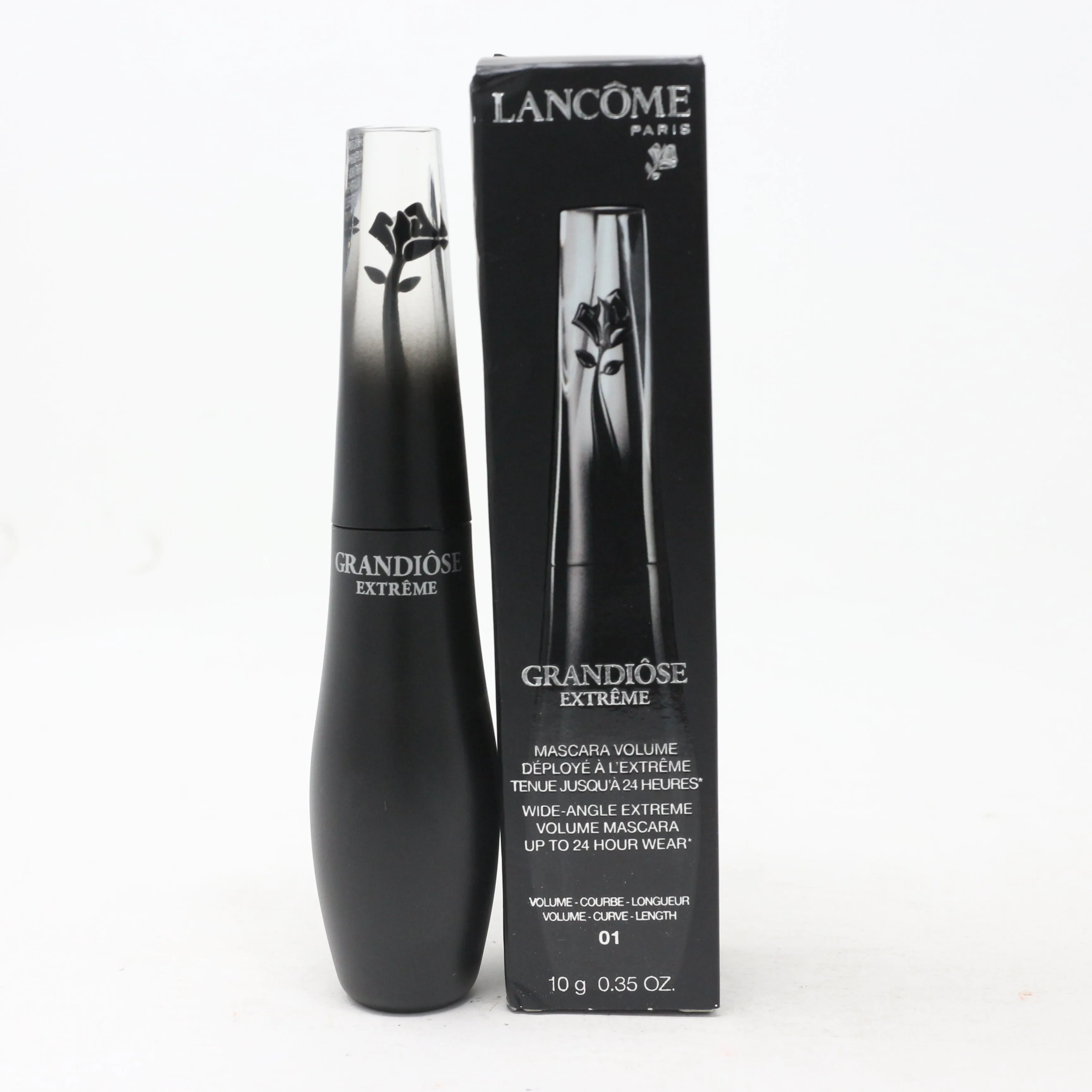 Lancome Grandiose Wide-Angle Extreme Mascara 01 Noir 0.35oz/10g New With Box