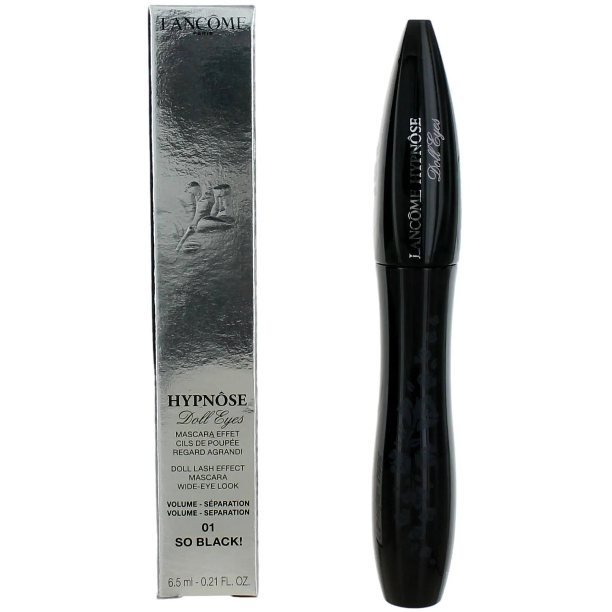 Lancome Women's Mascara - Hypnose Doll Eyes Volumizing Lash, 01 So Black!, 0.1 oz