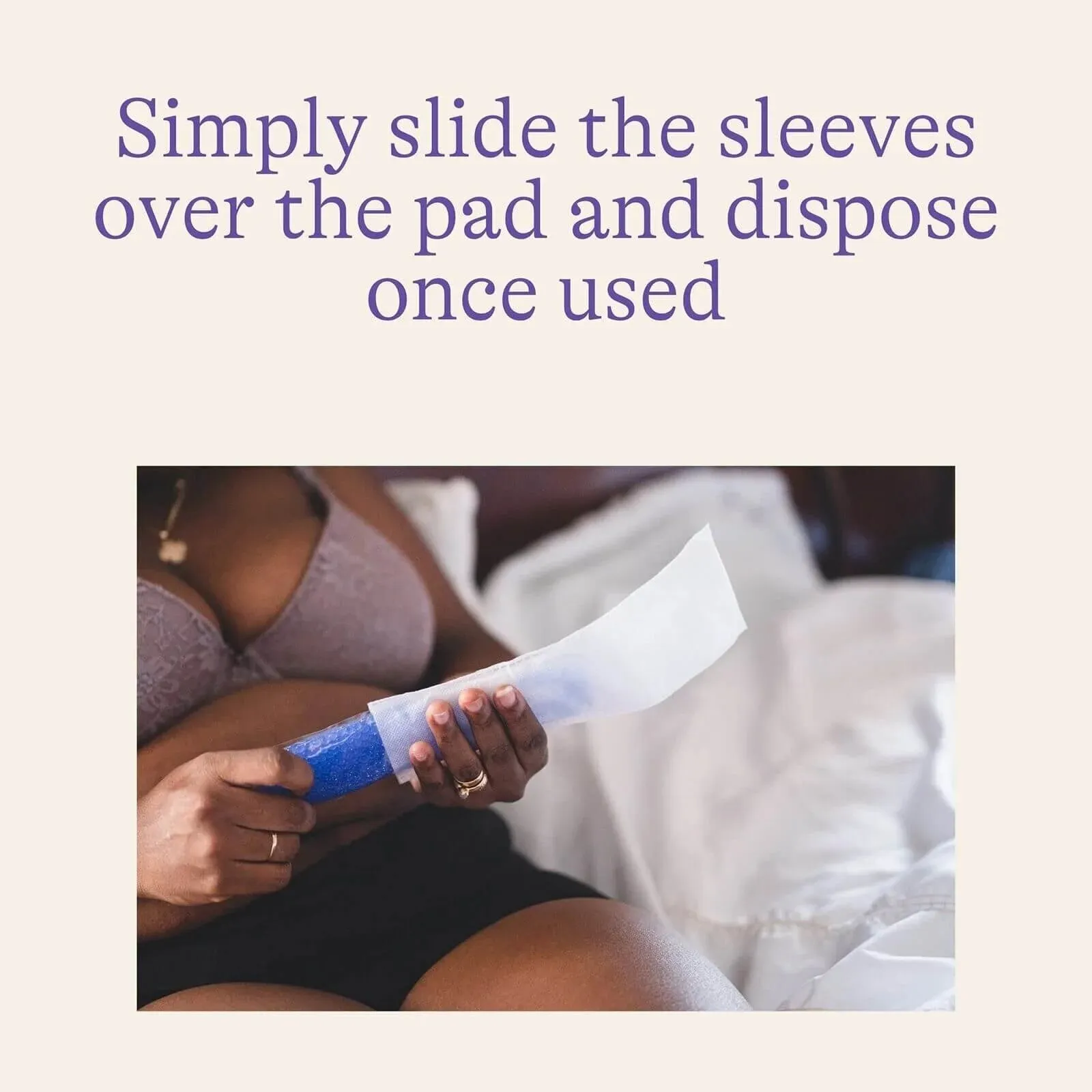 Lansinoh Hygiene Sleeves Refill for Cold & Warm Post-Birth Relief Pads 24 pcs