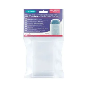 Lansinoh Hygiene Sleeves Refill for Cold & Warm Post-Birth Relief Pads 24 pcs