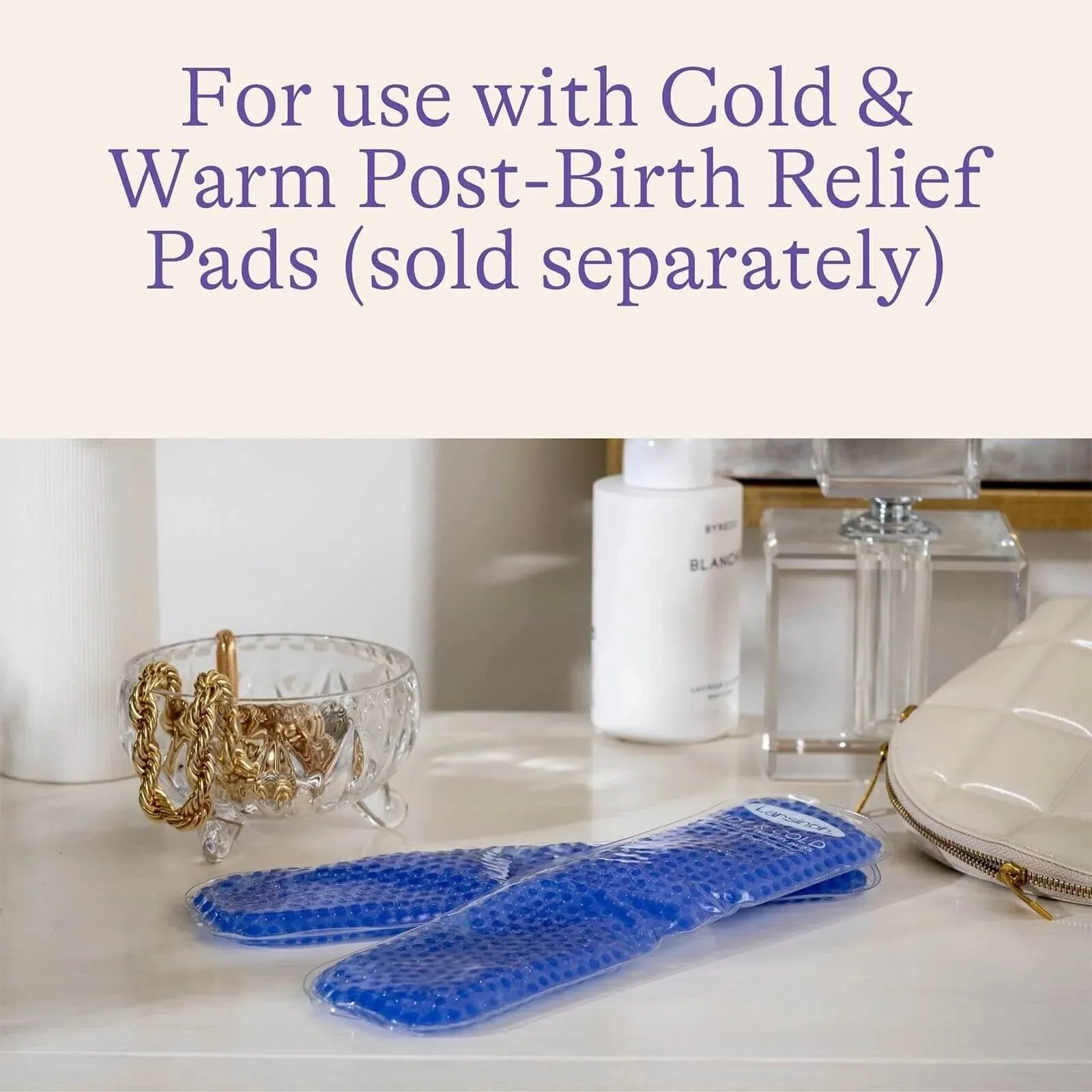 Lansinoh Hygiene Sleeves Refill for Cold & Warm Post-Birth Relief Pads 24 pcs