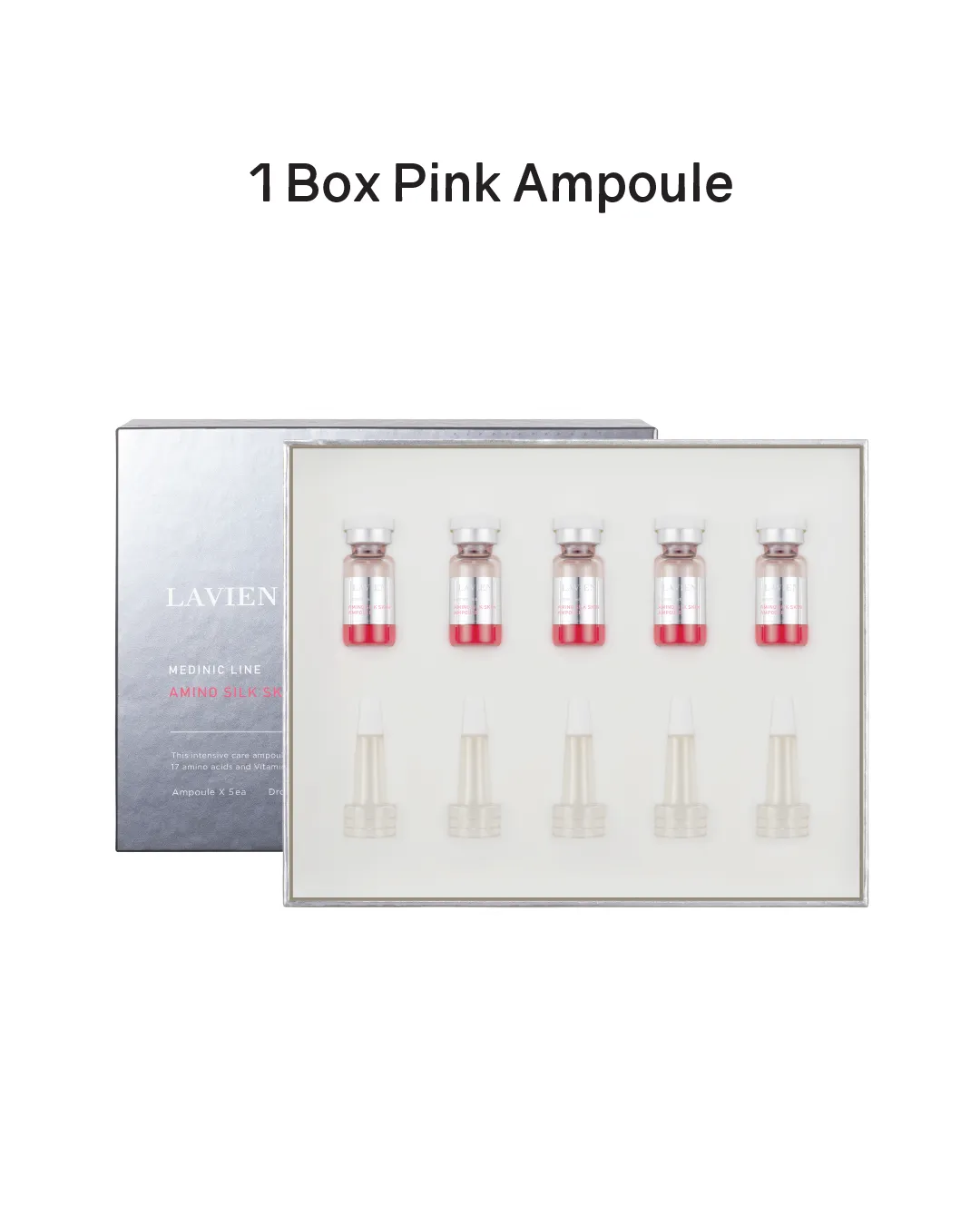 Lavien Amino Silk Skin Ampoule (Pink)