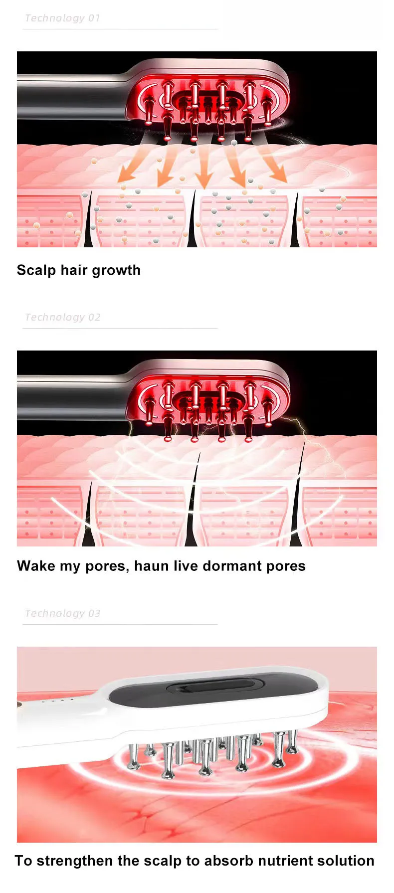 LED HAIR GROWTH COMB