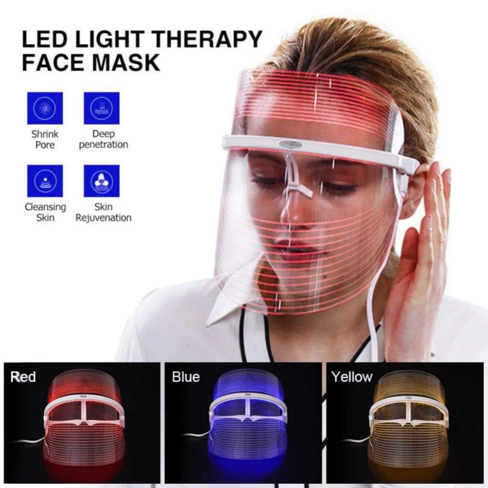 LED Light Therapy Acne Face Mask