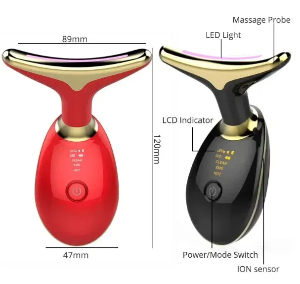LED Photon Neck & Facial Lift Massager