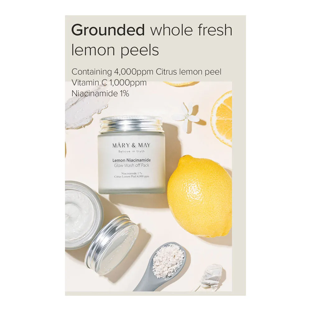 Lemon Niacinamide Glow Wash Off Mask Pack