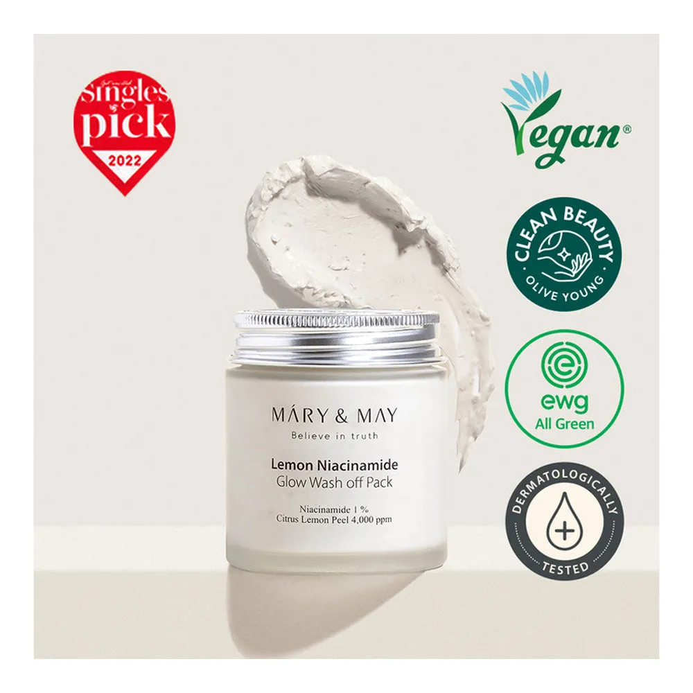 Lemon Niacinamide Glow Wash Off Mask Pack