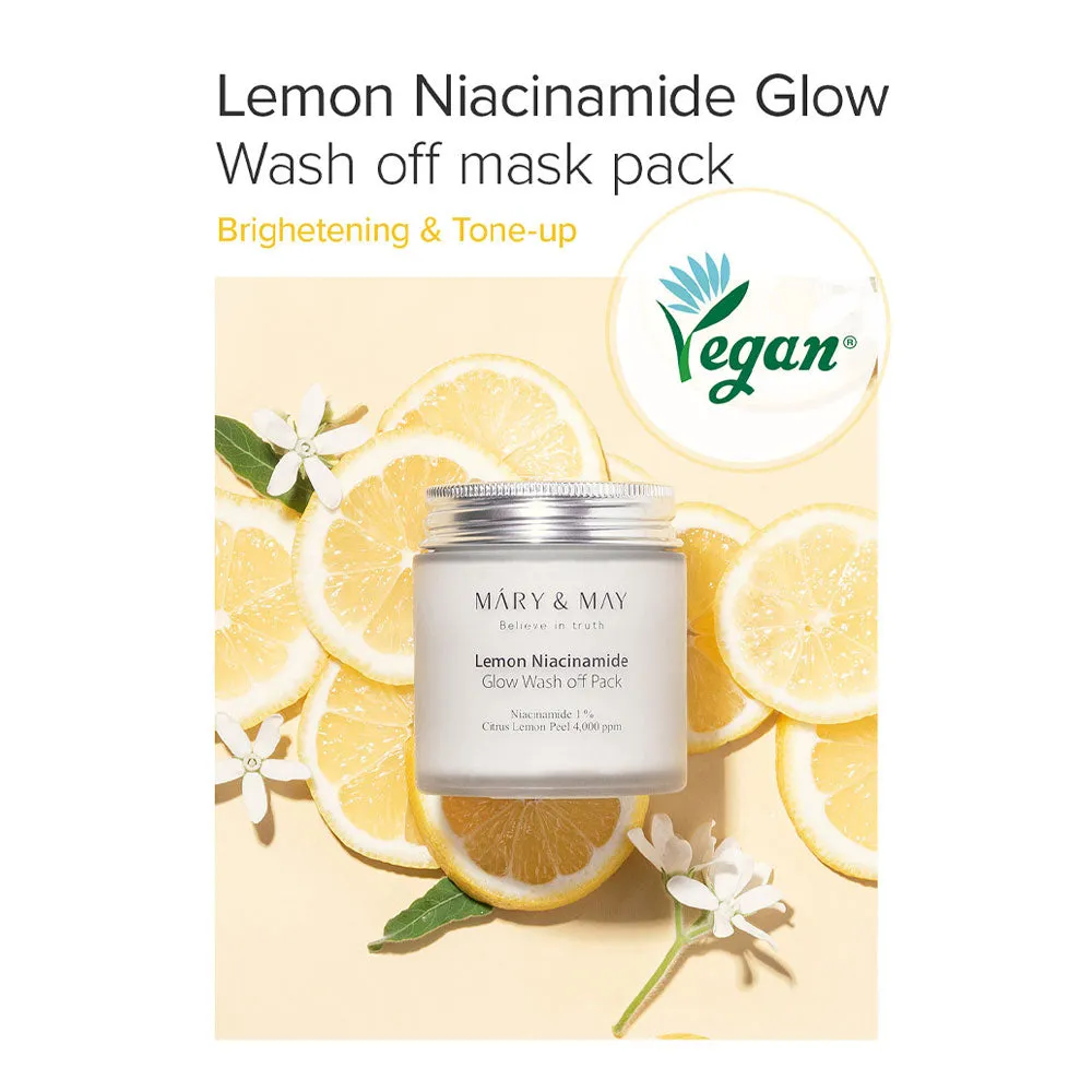 Lemon Niacinamide Glow Wash Off Mask Pack