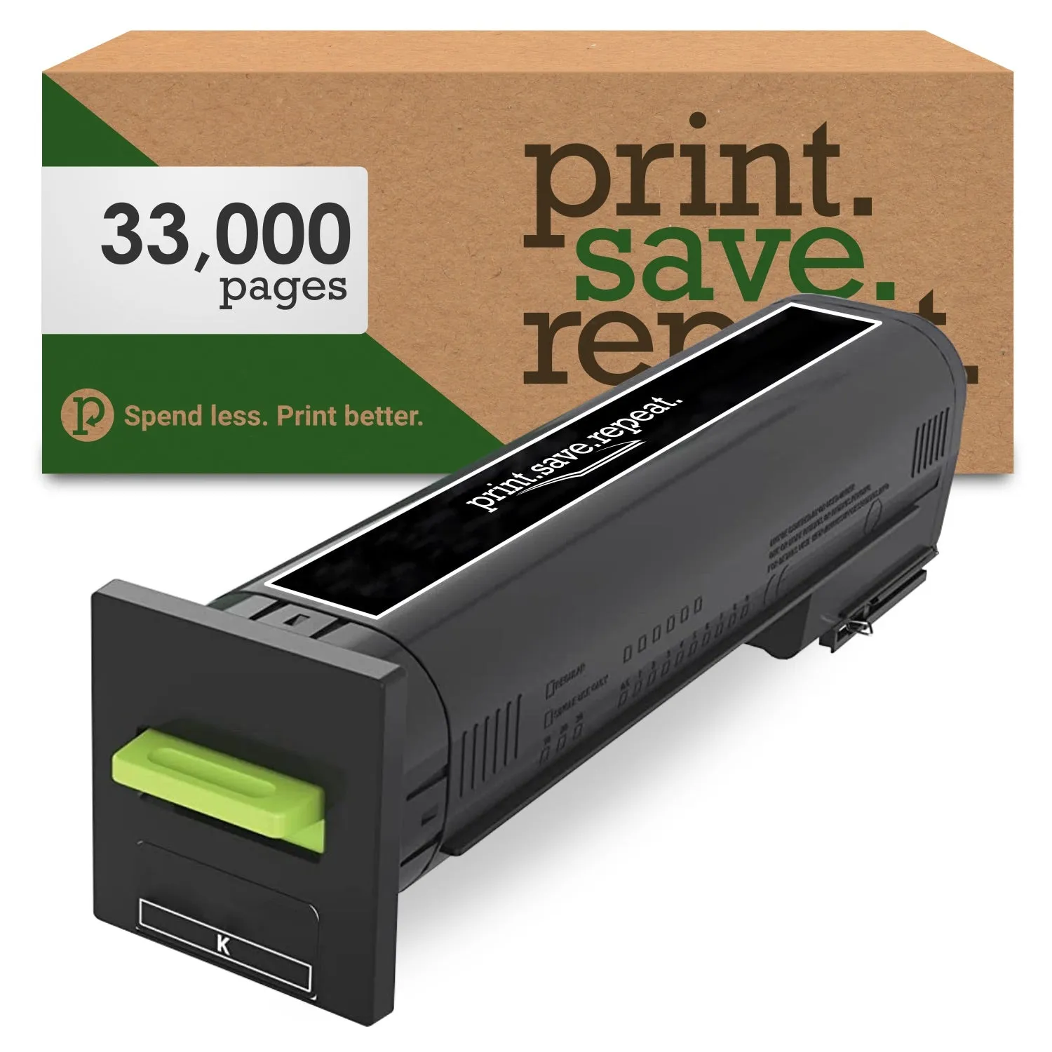 Lexmark 72K1XK0 Black Extra High Yield Remanufactured Toner Cartridge for CS820, CX820, CX825, CX860 [33,000 Pages]