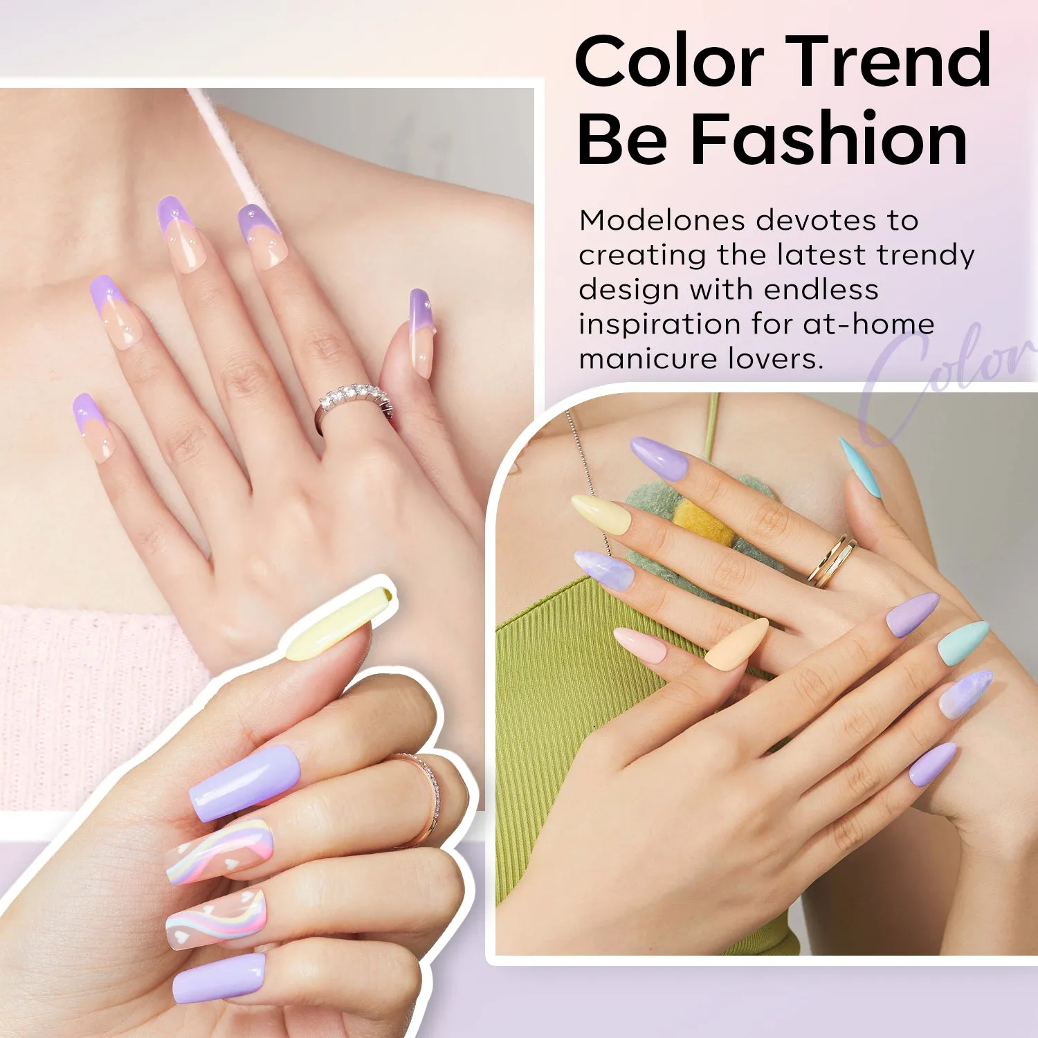 Lilac Morning - Modelones Gel Nail Polish Inspire Gel 15ml
