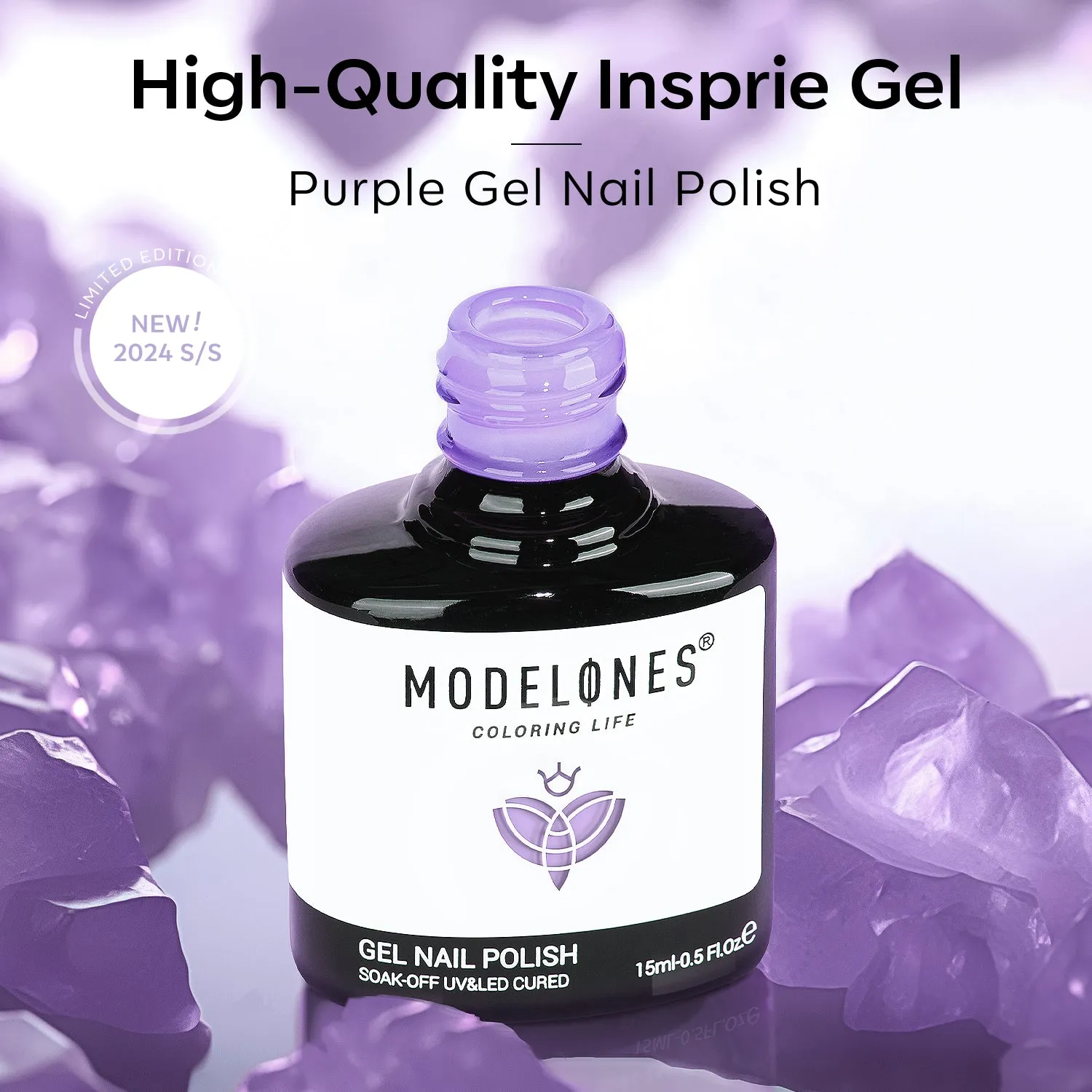 Lilac Morning - Modelones Gel Nail Polish Inspire Gel 15ml