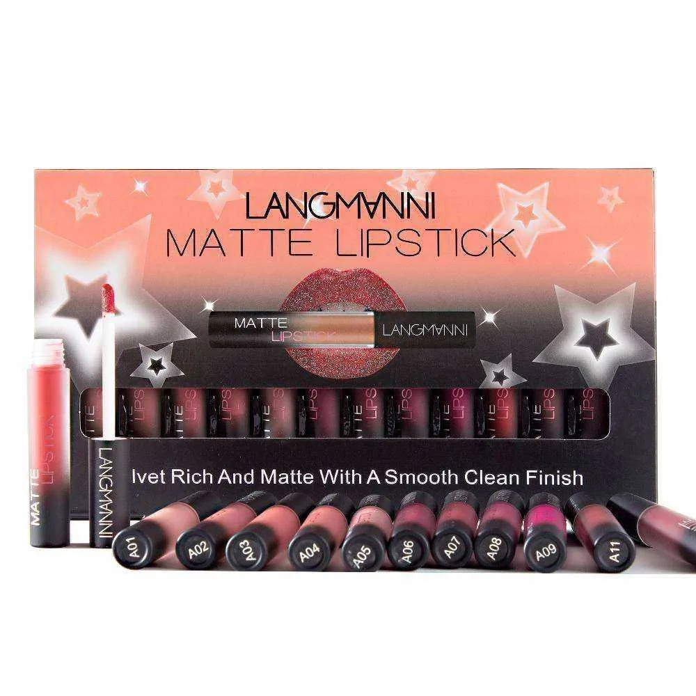 Long Lasting Waterproof Matte Velvet Lipstick Set