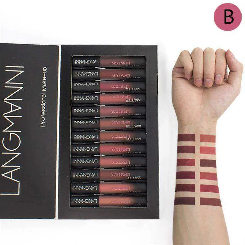 Long Lasting Waterproof Matte Velvet Lipstick Set