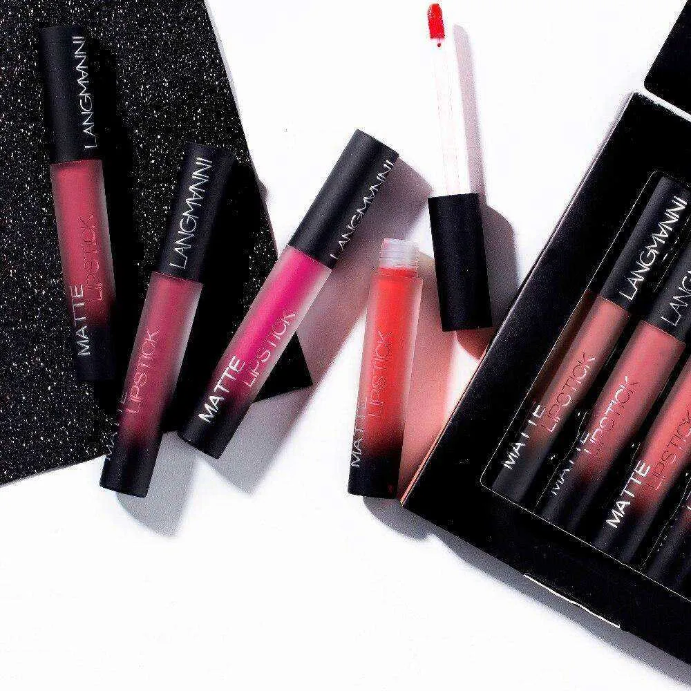 Long Lasting Waterproof Matte Velvet Lipstick Set