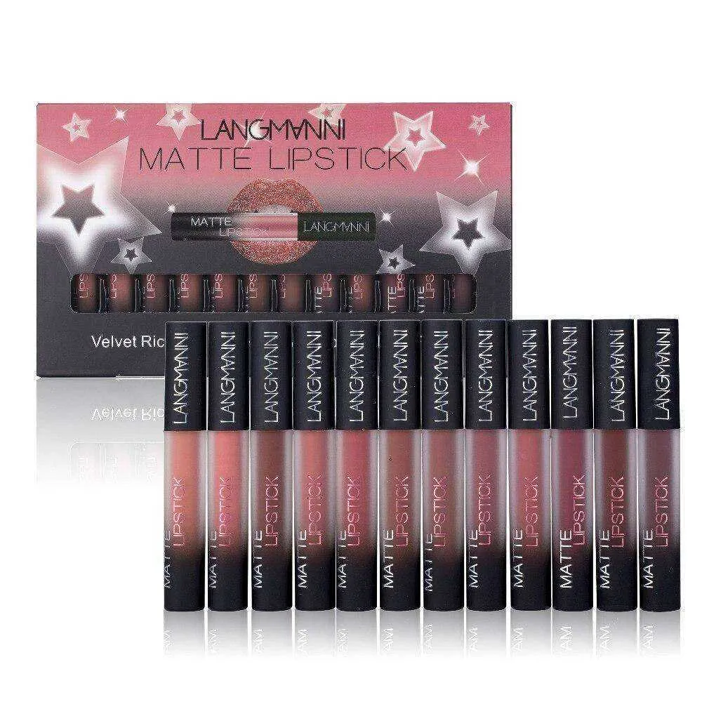 Long Lasting Waterproof Matte Velvet Lipstick Set